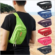 Men Women Fanny Pack Belt waist Bag Cross body Sling Shoulder Travel Sport Pouch Travel Bag price