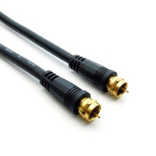 RG6 Coax Digital Cable Satellite TV Antenna Dish F-Type Male Gold - 6FT - 100FT Satellite Cable price