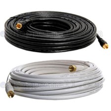 RG6 Gold Plated Coaxial Digital Cable for Satellite TV VCR Video 25' 50' 80' Satellite Cable price