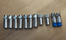 Lot of 11  Assorted Coaxial Cable Connectors RG6  TV Modem Satellite Antenna Satellite Cable price