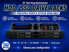 Complete 10-Inch Rackmount Hot Swap Bay for HDD SSD Server Drive Caddy Mount NAS Server price