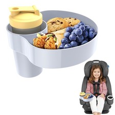 2PCS Car Seat Cup Holder Snack Tray for – Travel Tray with Fixed Twist Base f... Bouncer-Car Seat Base price