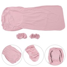 1 Set Universal Fit Office Chair Armrest Covers Pink Polyester Slipcover Executive Furniture Set price