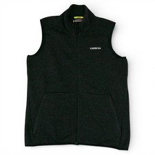 Karbon Thermal Knit Vest Mens Large Black Full Zip Pockets Thermic 2 Mid Layer Vest (Outdoor) price