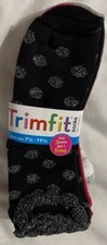 Girls Socks Set size XS 6-7 Fits Shoe size 7 1/2-11 1/2 4 Pairs Sparkly Gift NWT Girls' Socks Set price
