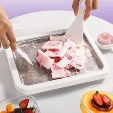 Rolled Ice Cream Maker DIY Frozen Yogurt Pan Homemade Ice Cream Tray Ice Cream Maker price