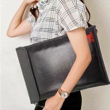 Fireproof Document Bag 15”x 11” X-Large Upgrade Money Bag Fire Safe Storage NEW Safe price