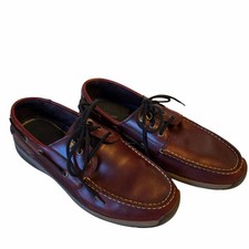 Sebago Helmsman Leather Boat Shoes Men's sz 13 Brown Loafers Slip-on Men's Boat Shoes price