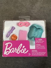 Barbie Spa Accessory Set Eye Mask Foot Soak Basin Small Towel Brush Foot Towel price