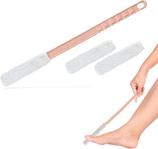 Toe and Foot Towel Brush with Reusable Drying Covers Long 17” Handle for Cleanin Foot Towel price