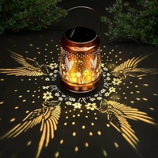Solar Lantern Hanging Light LED Hummingbird Outdoor Garden Lamp Waterproof Decor Decorative Lantern price