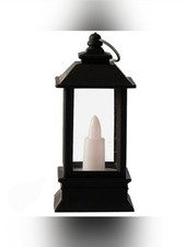 Mini Black Decorative Lantern with LED Candle - Home Accents NWT Decorative Lantern price
