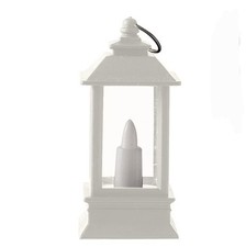 Mini White Decorative Lantern with LED Candle - Home Accents NWT Decorative Lantern price