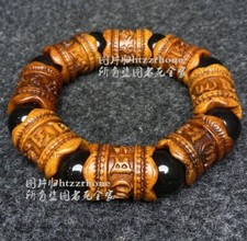 Om Mani Padme Hum Carved Bead Bracelet Hand Chain Amulet Collections Shahmeran Bracelet price