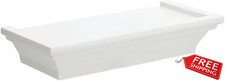 Greenbrier White Small Floating Shelf, 8.625 inches x 4 inches x 1.5 inches Office Shelving price