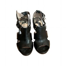 Michael Kors Josephine Black platform wedges Women's Size 7.5M Wedge Heels price