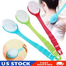 Long Handle Bath Body Brush Soft Back Shower Exfoliating Skin Scrubber Massager Handle price