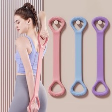 Figure 8 Resistance Band with Handle Elastic Bands Working Out Arm Back Shoulder Handle price