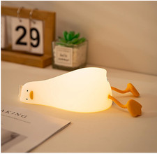 LED Duck Lamp Cute Squishy Dimmable Silicone Bedside Light with Touch Control Baby Room Table Lamp price