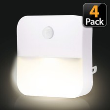 4 Pcs Plug-in LED Night Lights Lamp Dusk to Dawn Sensor Hallway Kitchen Bathroom Baby Room Table Lamp price