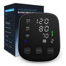 Automatic Blood Pressure Monitor Upper Arm Electronic BP Machine with Pulse Rate Monitor price