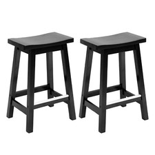 Bar Stools Set of 2 for Kitchen Counter Solid Wooden Saddle Stools 24"-30"Height Bar Stool price