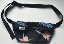 Levi’s Floral Waist Bag Fanny Pack Black Adjustable Belt Bag Unisex Unisex Belt Bag price