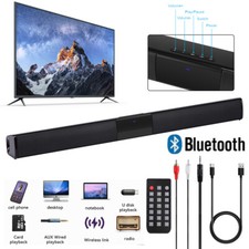 Wireless Sound Bar 4 Speaker System BT Subwoofer TV Home Speaker Theater&Remote Home Theatre Sound System price