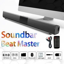 Surround Sound Bar 4 Speaker System Wireless Subwoofer TV Home Theater Remote Home Theatre Sound System price