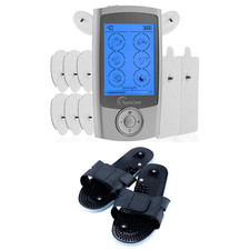 Tens Unit Muscle Stimulator 24 Modes Dual Channel Massager with 10 Pads Slippers Slippers price