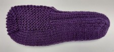 Hand Knitted Slippers Multi Colored Home Slippers Warm Comfy 100% Canadian Made Slippers price