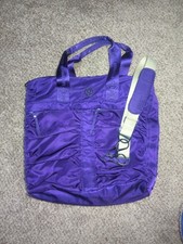 Lululemon Fast In Flight Purple Shirred Large Tote Bag Purse Travel Gym Bag Women's Sports Bag price