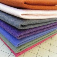 Merino Wool Blend Felt 35%Wool/65% Rayon - Made in USA - 1/4 yard off the bolt Felt price