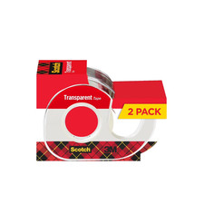 Scotch Transparent Tape Dispensers, Clear, 3/4 in x 250 in, 2 Tape Dispensers Tape Dispenser price
