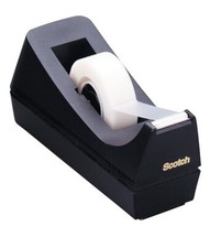 Scotch Desktop Tape Dispenser, Black, 2.7 in. x 2.7 in. x 6.4 in., 1 Tape Dispen Tape Dispenser price
