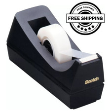 Scotch Desktop Tape Dispenser, Black, 2.7 in. x 2.7 in. x 6.4 in., 1 Tape Dispen Tape Dispenser price