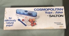 Salton Cosmopolitan Yogurt Maker YM-4, Vintage, New & Sealed Box Has H20 Damage Yogurt Makers price