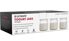 Ultimate Yogurt Jars 8 Count Small Glass Yogurt Cups With Lids Yogurt Makers price