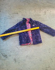 The North Face Girls L 14/16 Blue Fleece Jacket Full Zip Floral Lined Girls' Coat price