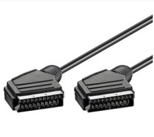 Premium SCART Male To Male AV Cable With Nickel-Plated Connectors - 4FT Scart Cable price