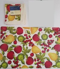 Kitchen Linen Fruit Theme Dish Cloth & Placemat, Select: Items Kitchen Textile Set price
