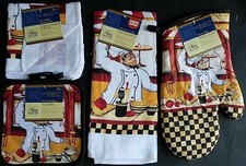 Kitchen Linen & Placemats French Chef Theme, Select: Items Kitchen Textile Set price