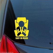 Baby on Board car seat vinyl sticker decal baby toddler booster rear window Baby Car Seat Booster price