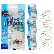 Safe -T- Bumpers - Toilet Seat Stabilizers Keeps Children Elderly Disabled Sa... Bathroom Products for Disabled price