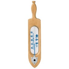 Bath Tub Spa Pool Thermometer Beech Wood 8.25 inch Fahrenheit Baby Bath Thermometer price