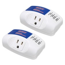 Surge Protector Home Appliance 1800W 120V 15A 2 Pcs | Delay Voltage Protector Home Appliances Display / Outlet price