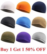 Sweat Wicking Cooling flag Dome Skull Cap Helmet Liner Sport Beanie durag Hat Unisex Beanie price