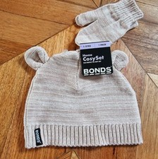 Bonds - Baby Boy/Girls Beanie & Mittens/Gloves - Size 0-2 Years RRP $24.99 Baby Gloves price