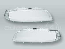 TYC Headlight Lenses w/ Chrome Reflector PAIR fits 2001-2003 BMW 5-Series E39 Lenses price