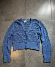 Abercrombie Kids blue cardigan with open knit pattern #knitwear #cardigan Girls' Sweater & Cardigan & Knitwear price